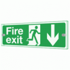 Cast Acrylic Fire Exit Signs 