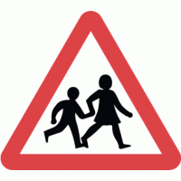DOT 545 Beware of Children Road Traffic Sign