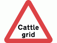 Cattle Grid - DOT 552 Sign