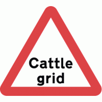 Cattle Grid - DOT 552 Sign