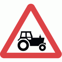 Agricultural vehicles likely to be in road ahead - DOT 553.1