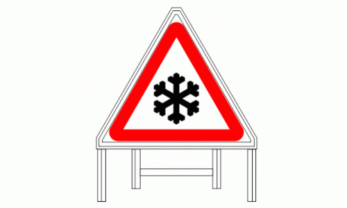DOT 544.2 Danger Ice Sign