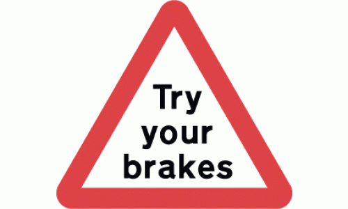 Try your brakes - DOT 554.1