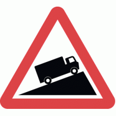 Slow moving vehicles likely on incline ahead - DOT 583