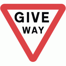 Give Way Sign - DOT 602