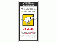 Attention All Dog Owners Sign