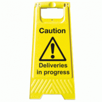 Caution Deliveries in progress A-Board