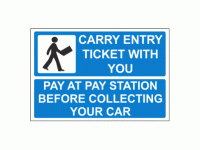 Carry entry ticket with you pay at pa...