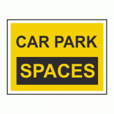 Car Park Spaces Sign