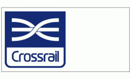 Crossrail worksite identifier sticker
