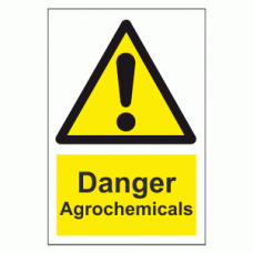 Danger Agrochemicals Sign