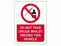 Do Not Take Drugs Whilst Driving This...