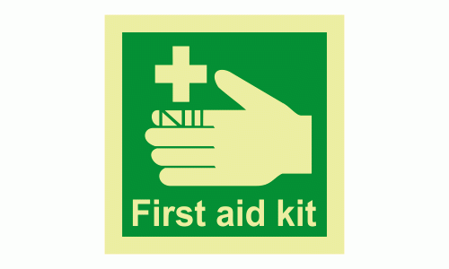 IMO - First Aid Kit Photoluminescent Sign