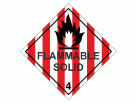 Class 4 Flammable Solid 4.1 - 250 lab...