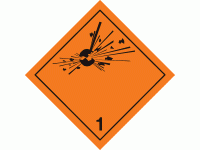 GHS Signs - Self-Reactive Substance Sign