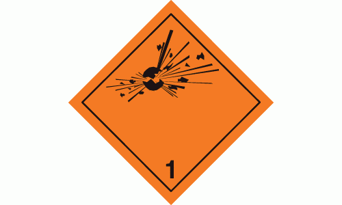 GHS Signs - Self-Reactive Substance Sign
