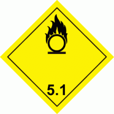 GHS Signs - Oxidizing Gases Oxidizing Liquids Oxidizing Solids