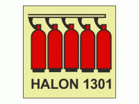 IMO - Fire Control Symbols Halon 1301...
