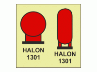 IMO - Fire Control Symbols Halon 1301...