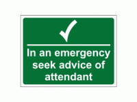 In An Emergency Seek Advice Of Attend...
