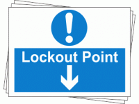 Lockout Labels - Lockout Point (Pack ...