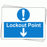 Lockout Labels - Lockout Point (Pack of 10)