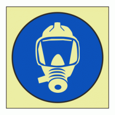IMO - Fire Control Symbols Locker With Additional Breathing Apparatus Photoluminescent Sign IMO 6068