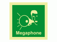 Megaphone Photoluminescent IMO Safety...