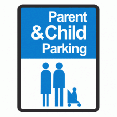 Parent & Child Parking Sign