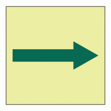 IMO - Fire Control Symbols Primary Means Of Escape Photoluminescent Sign IMO 6070