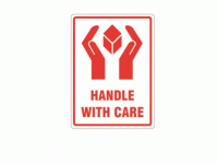 Handle with care labels 500 per roll
