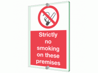 Strictly no smoking on these premises...