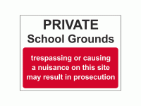 Private School Grounds - trespassing ...