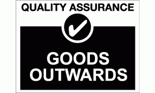 Quality assurance goods outwards