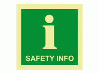 Safety Info Photoluminescent IMO Safe...
