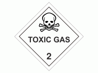 Class 2 Toxic gas 2.3 - 250 labels pe...