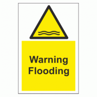 Warning Flooding sign