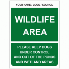 Wildlife Area Sign