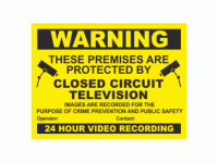 Warning these premises are protected ...