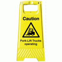 Fork-Lift trucks operating A-Board