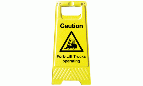 Fork-Lift trucks operating A-Board