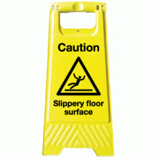 Caution slippery floor surface A-Board