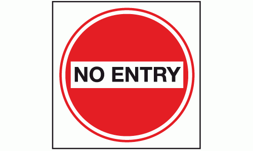 No Entry Sign