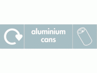 Aluminium Cans Waste Recycling Signs ...