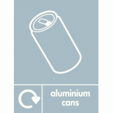 Aluminium Cans Waste Recycling Signs WRAP Recycling Signs