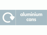 Aluminium Cans Waste Recycling Signs ...