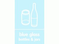 Blue Glass Bottles & Jars Waste Recyc...