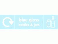 Blue Glass Bottles & Jars Waste Recyc...
