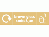 Brown Glass Bottles & Jars Waste Recy...
