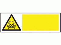 Dangerous chemicals blank sign